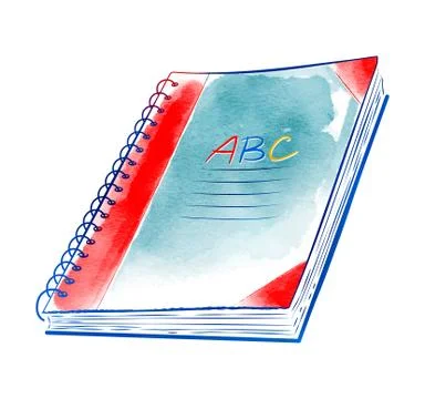 School notebook Stock Illustration