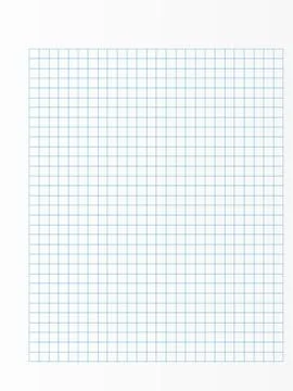 School notebook paper sheet. Exercise book page background. Stock Illustration