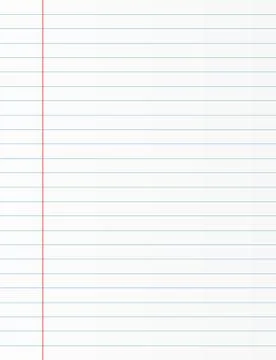 School notebook paper sheet. Exercise book page background. イラスト素材