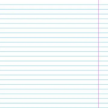 School notebook texture blank sheet Stock Illustration