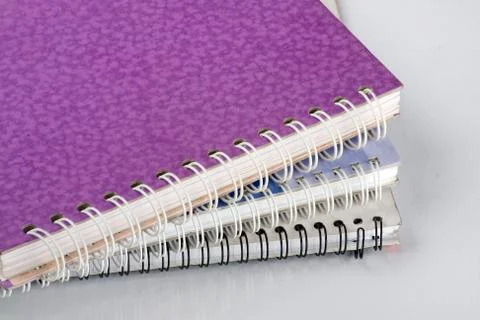 School notebooks Stock Photos