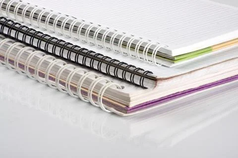 School notebooks Stock Photos
