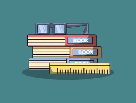 School object design Stock Illustration