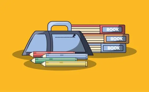 School object design 스톡 일러스트