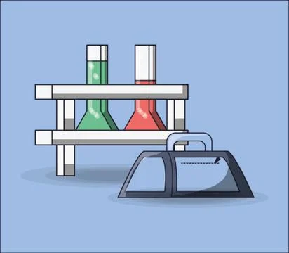 School objects design 스톡 일러스트