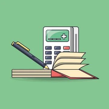 School objects design Illustrazione stock