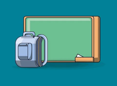 School objects design Stock Illustration