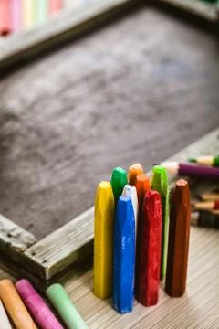 School objects for students Stock Photos