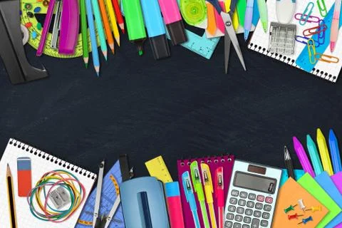 School / office supplies Stock Photos
