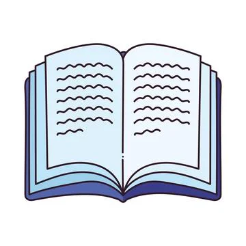 School open book icon Stock Illustration