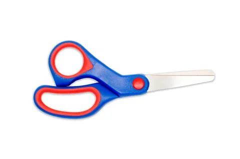 School or office scissors isolated on white background Stock Photos
