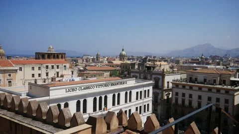 School In Palermo Sicily Stock Footage 130570090
