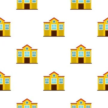 School pattern seamless Stock Illustration