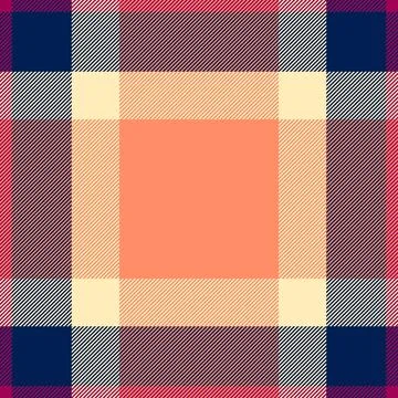 School pattern textile fabric, line background tartan texture. Diagonal pla.. Stock Illustration