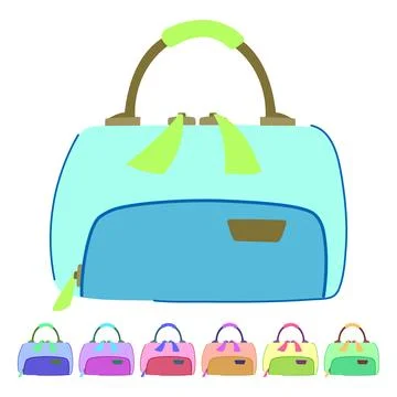 School pencil case vector cartoon graphic Stock Illustration