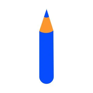 School pencil design vector illustration write tool art isolated white icon.  Stock Illustration