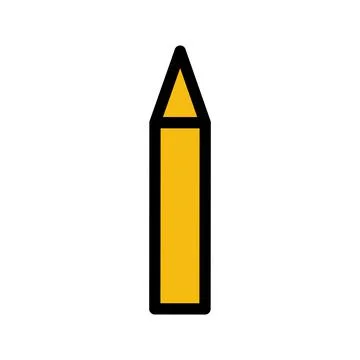 School pencil design vector illustration write tool art isolated white icon.  Illustrazione stock