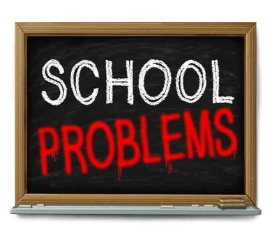School Problems Stock Illustration