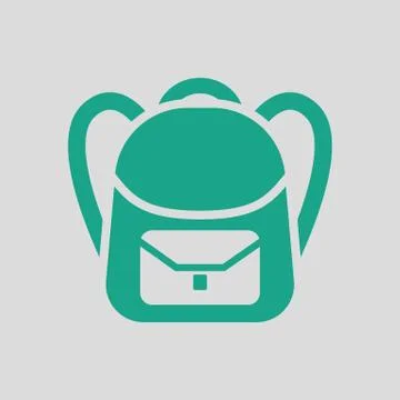 School rucksack  icon Stock Illustration