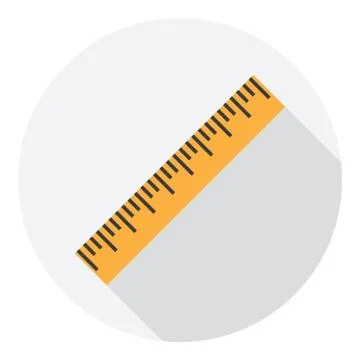 School Ruler Tool Stock Illustration