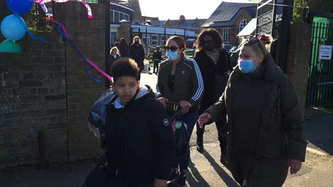 School run Stock Footage 150109188