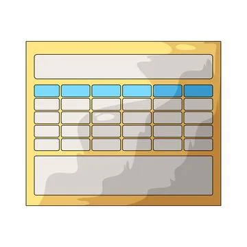 School schedule illustration イラスト素材