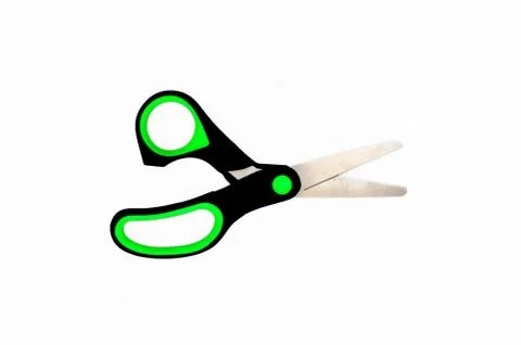 School Scissors open. Stock Photos