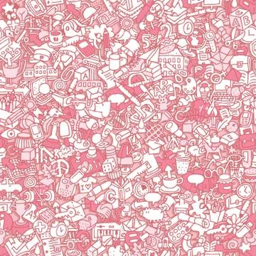 School seamless pattern Stock Illustration