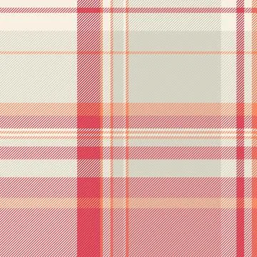 School seamless vector tartan, square fabric plaid textile. Retail texture .. Stock Illustration