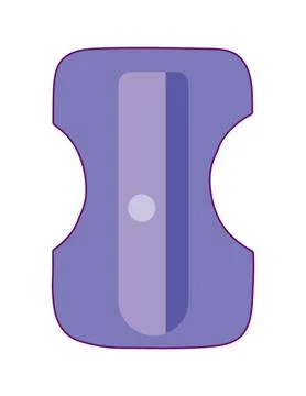 School sharpener icon Illustrazione stock