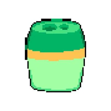 School sharpener pencil pixel art vector illustration Stock Illustration