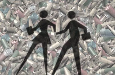 School Shootings Concept Stock Illustration