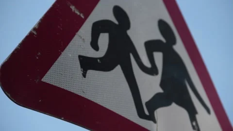 School sign Stock Footage 201661009