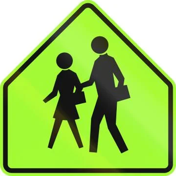 School Sign Illustrazione stock
