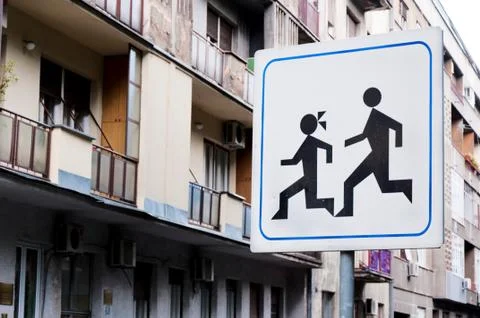 School sign Stock Photos