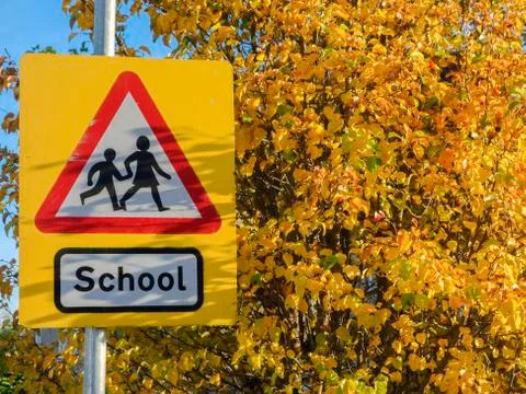 School sign Stock Photos