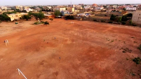 School soccer field Stock Footage 80773644