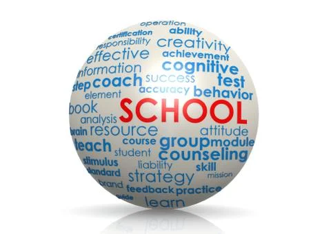School sphere Stock Illustration