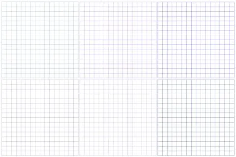 School square grid note sheets. Education copy space set. Stock Illustration