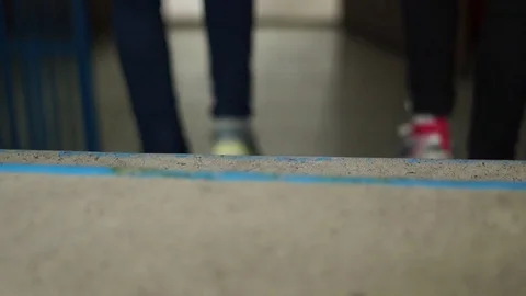 School Stairway during Break Time Video stock 72317548