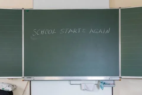 School starts again Stock Photos