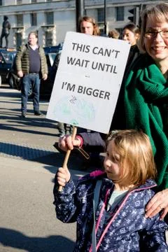 School Strike for Climate Change Stock Photos