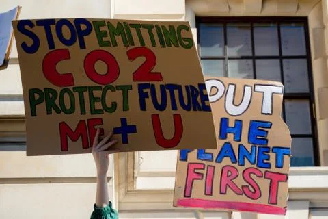 School Strike for Climate Change Stock Photos
