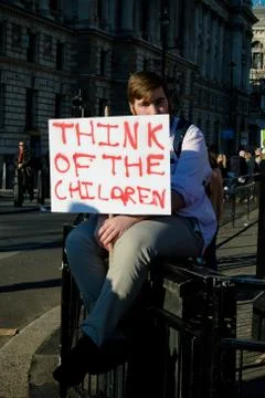 School Strike for Climate Change Stock Photos