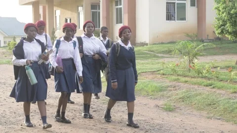 School students learning ,writing and listening to teacher in the classroom Vidéo 250824009