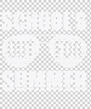 School Summer Sunglasses Design typography frame black white Stock Illustration