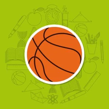 School supplies design 库存插图