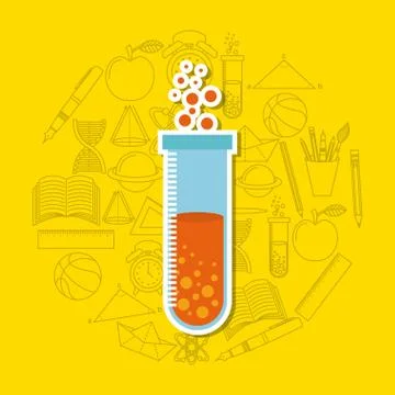 School supplies design Stock Illustration
