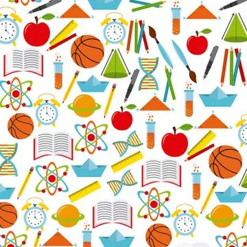 School supplies design 스톡 일러스트