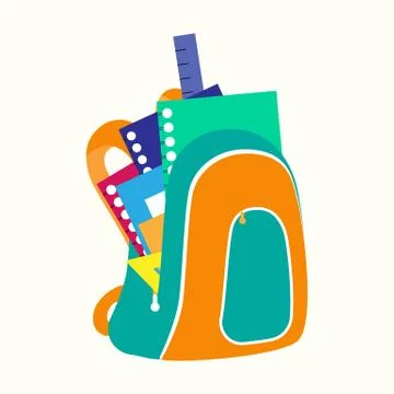 School supplies Stock Illustration